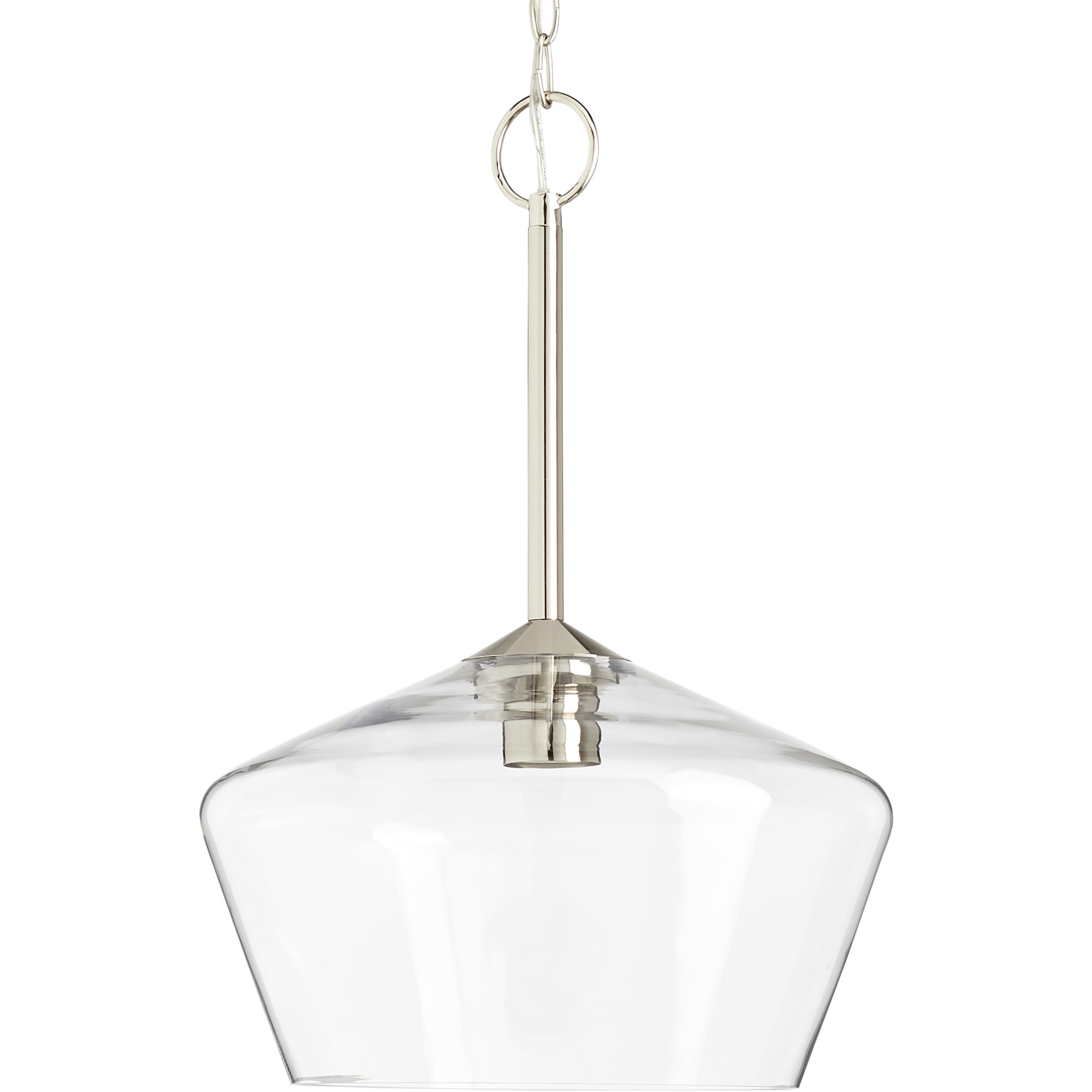 Morbelle 1 Light 14 inch Polished Nickel Pendant Ceiling Light